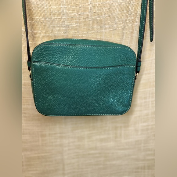 COACH Box Crossbody Bag In Pebble Leather Bright Jade $250 MSRP - Picture 13 of 13